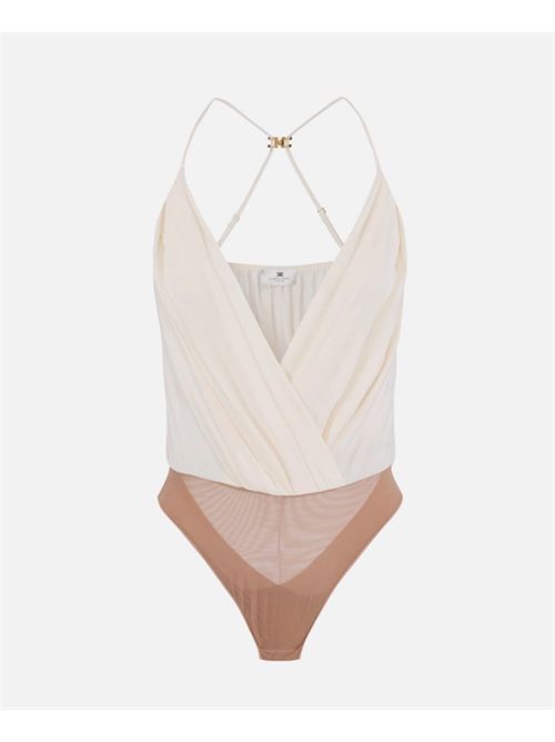 GEORGETTE BODY ELISABETTA FRANCHI | BO01461E2193 burro